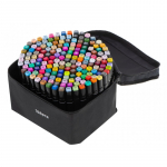 Kahepoolsete markerite-viltpliiatsite komplekt KX5308, kahepoolsed, mitmev&auml;rviline, 168 tk