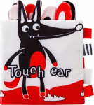 Beebi raamat Bocioland Wolf, valge v./must v./punane v.