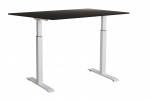 Kirjutuslaud reguleeritava k&otilde;rgusega Sun-Flex EasyDesk Adapt III, valge v./must v.