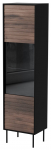 Vitriinkapp Cama Meble Cortina, pruun v./must v., 40 cm x 53 cm x 182 cm