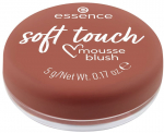 P&otilde;sepuna Essence Soft Touch Mousse, 20-rustic rouge, 5 g