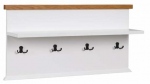 Seinale kinnitatav riidepuu ADRK Galineo 03, 50.5 cm, tamm v.