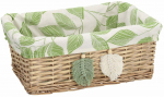 Korv Home4you Willi Miro 88850, puuvill/paju, 39 cm x 26 cm