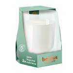 K&uuml;&uuml;nal, l&otilde;hna Bolsius Clean Light Vanilla & Tonka Bean, 24 h, valge v.