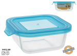 Toidukarp Kitchen&GO, 0.32 l, 13.2 cm x 11.7 cm, l&auml;bipaistev v./sinine v.