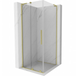 Du&scaron;ikabiin Mexen Velar L 871-100-100-03-55, ruudukujuline, aluseta, 100 cm x 100 cm x 200 cm, kuldne v./l&auml;bipaistev
