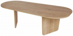 Kohvilaud Nordure Ovalis, oak, 65 cm x 130 cm x 40 cm