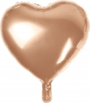 Fooliumist &otilde;hupall erikujuga GoDan Beauty & Charm Heart, roosa kuld v.