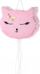 Dekoratsioon Party Deco Cat, roosa v., 35 cm