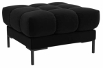 Tumba Cosmopolitan Design Bali Bluvel 19, must v., 60 cm x 60 cm x 41 cm