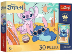 Pusle Trefl Lilo & Stitch: Stitch's Smile, 27 cm x 20 cm, 30 tk
