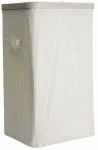 Pesukorv Homla Revlo, 90 l, valge v./hall v., 42 cm x 32 cm x 67 cm