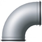 Ventilatsiooni torup&otilde;lv Lindab, 90 &deg;