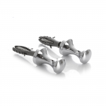 Konks Gedy 2127 13, 18 mm x 18 mm x 33 mm, kroom v.