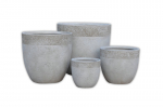 Lillepott Domoletti LT3713-2S, keraamiline/savi, &Oslash; 36 cm, hall v.
