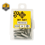 Kruvikeeraja otsikute komplekt Forte Tools, PZ2, 25 mm