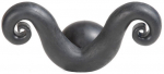 M&auml;nguasi koerale, universaalne Record Mustache, 13 cm, must