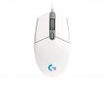 Juhtmega m&auml;nguhiir Logitech G102 Lightsync 910-005824, valge v.