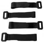Juhtmehoidik Logilink KAB0056, 10 tk, must