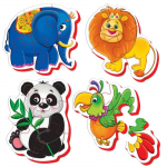 Hariv m&otilde;istatus Roter Kafer Foam Puzzle Zoo, mitmev&auml;rviline