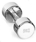 Hantel Gymstick Pro Chrome Dumbbell 8 kg