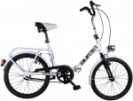 Jalgratas kokkuklapitavad Aurelia Folding, 20 ", 17'' raam, valge v.