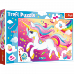 Pusle Trefl Beautiful Unicorn 16386T, 27.5 cm x 41 cm, 100 tk, mitmev&auml;rviline