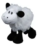 M&auml;nguasi koerale, pehme Trixie TX-35796, 14 cm, valge v./must v.