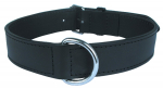 Kaelarihm koertele Zolux Leather Lined, must, 500 mm x 25 mm