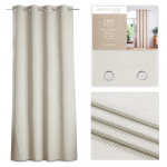 &Ouml;&ouml;kardin Restilo Clear, valge v./beež v., 140 cm x 250 cm