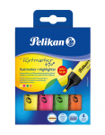 Tekstimarker Pelikan 490 11PN814058, 1 - 5 mm, mitmev&auml;rviline, 4 tk