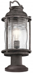 Vabalt seisev v&auml;lisvalgusti Kichler Ashland Bay, 60W, E27, IP44, hall v., 19.3 cm x 47 cm