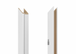 Vertikaalne ukseraam Domoletti, 209.7 cm x 10 - 14 cm x 1 cm, vasakpoolne, valge v.