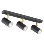 Valgusti lagi Argon Lagos 1476, GU10, 3 x 5 W, must v.