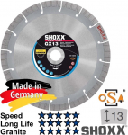 Teemantketas Samedia Shoxx GX13, 350 mm x 25.4 mm x 3 mm