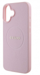Telefoni &uuml;mbris Guess Grained Gold MagSafe, Apple iPhone 16 Plus, roosa v.