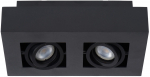 Valgusti lagi Lucide Xirax 09119/11/30, GU10, 2200 &deg;K, 2 x 5 W, must v.