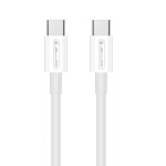 Kaabel Jellico B1 Durable-Soft, 2 x USB Type C, 100 cm, valge v., 60 W