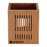 S&ouml;&ouml;giriistade alus Ambition Natural, 10 cm x 10 cm x 12 cm, puit, pruun v.