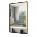 Peegel Vinchome Springfield Music WiFi, valgustusega, rippuv, 60 cm x 90 cm