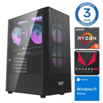 Statsionaarne arvuti Intop Ryzen 5 5600GT, DDR4 16 GB, SSD+HDD 250 GB 2 TB, AMD Radeon RX Vega 7 Dynamic, Windows 11 Home
