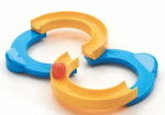 M&auml;ng, palliga Weplay Infinity Loop S, 4.5 cm, sinine/kollane