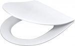 WC-poti prill-laud kaanega Deante, valge v., 42 cm x 36.4 cm