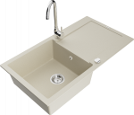 K&ouml;&ouml;givalamu koos kraaniga Mexen Leo, graniit, 90 cm x 50 cm x 19 cm, kroom