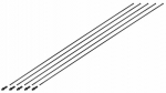 Kodarad ja tarvikud Newmen MTB SP 2.0, metall, must, 5 tk