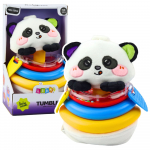Haridusp&uuml;ramiid, panda Lean Toys Tumbler, 21 cm, mitmev&auml;rviline