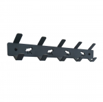 Seinale kinnitatav riidepuu Glori Ir Ko PK455-R2, 8 cm, antratsiithall