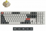Juhtmevaba arvutiklaviatuur Keychron Q6 Ultra 8K Q6U-P4 Keychron Silk POM Banana, EN, valge v.