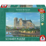 Pusle Schmidt Thomas Kinkade Studios Notre Dame 58796, 49.3 cm x 69.3 cm, 1000 tk, mitmev&auml;rviline
