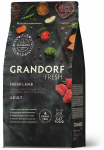 Kuiv kassitoit Grandorf Fresh Lamb, lambaliha, 2 kg